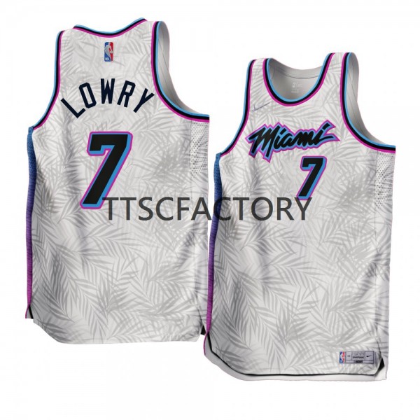 Miami Heat Trikot Kyle Lowry 7 Nike 2022-23 Earned Edition Weiß Swingman - Herren Miami Heat Trikot Kyle Lowry 7 Nike 2022-23 Earned Edition Weiß Swingman - Herren
